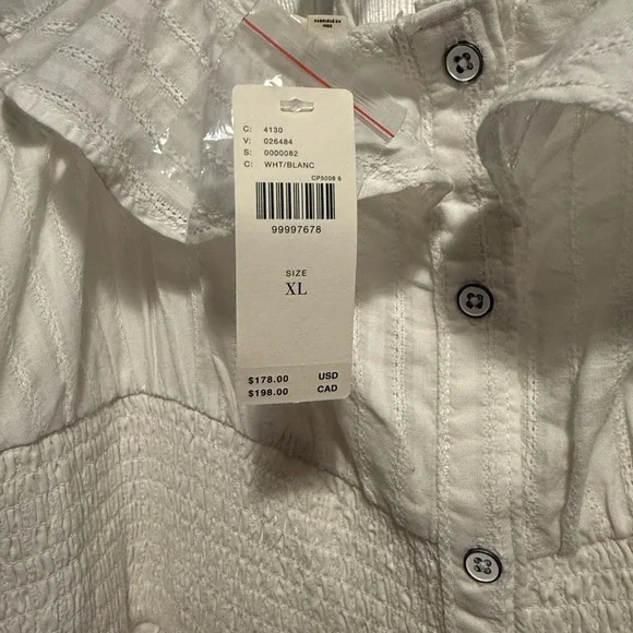 Anthropologie Pilcro Ruffled Smock Waist Dress - Picture 3 of 4